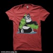 Panda mintás férfi póló