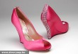 Rózsaszín szatén cipõ